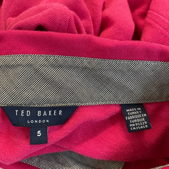 Ted Baker London Men’s Size 5 (XL) Cotton Blend Short Sleeve Polo Shirt - Picture 5 of 9